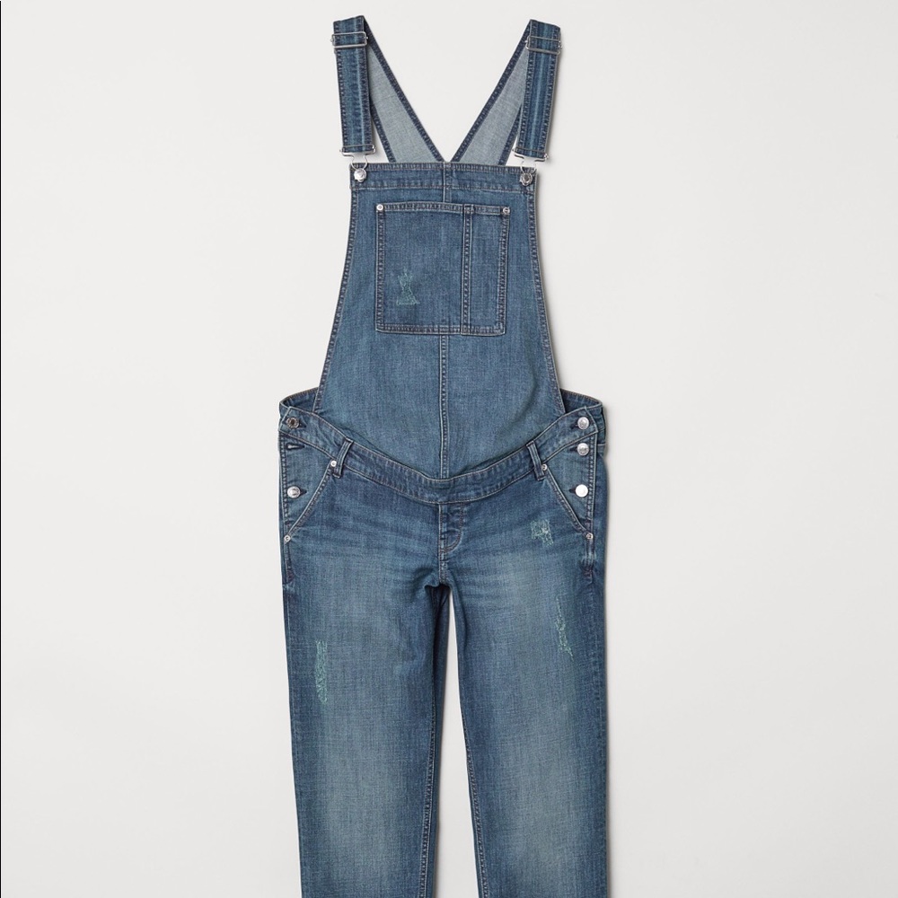 H&M MAMA Maternity Denim Overalls